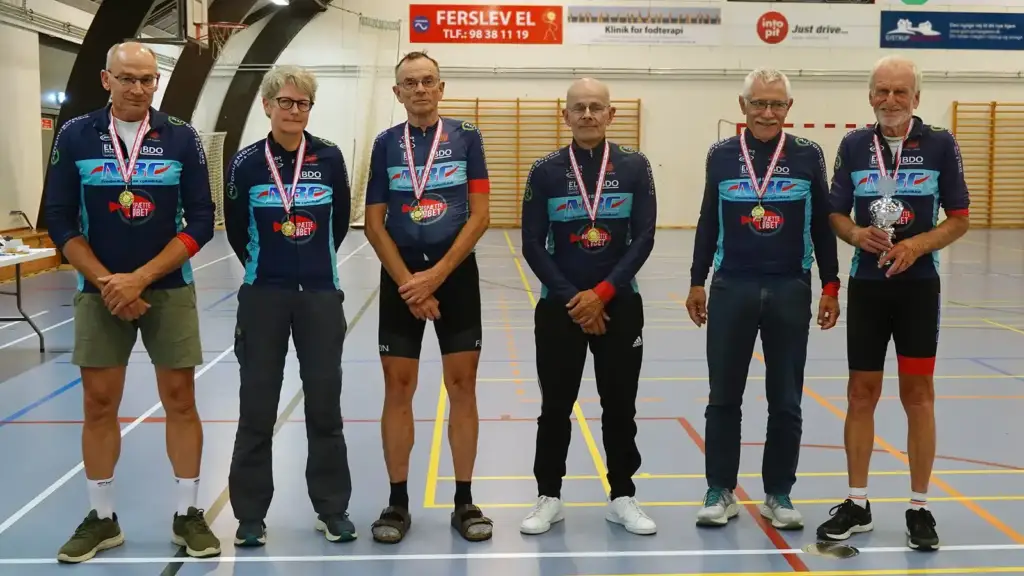 Hold fra Motionscykelklubben Himmerland ved holdløbet